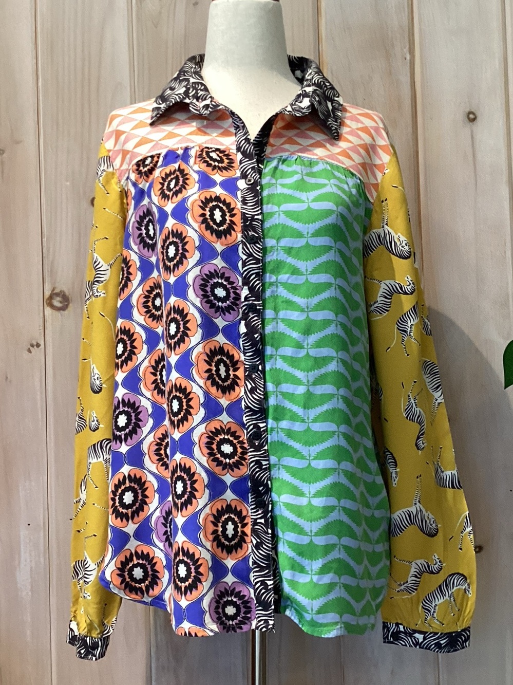 Anthropologie Maeve Paz button down Shirt - Picture 4 of 5